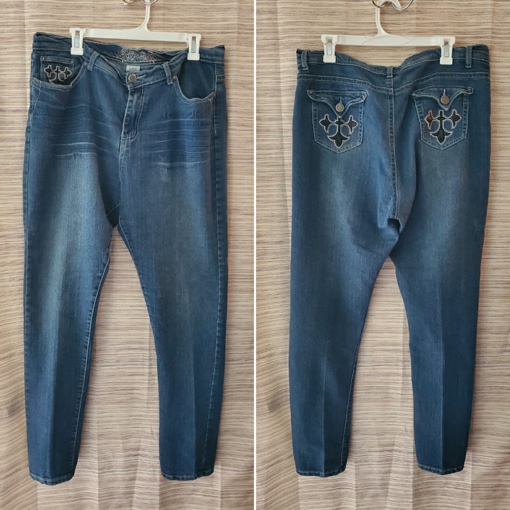 (Reposh) Stonewashed straight leg jeans